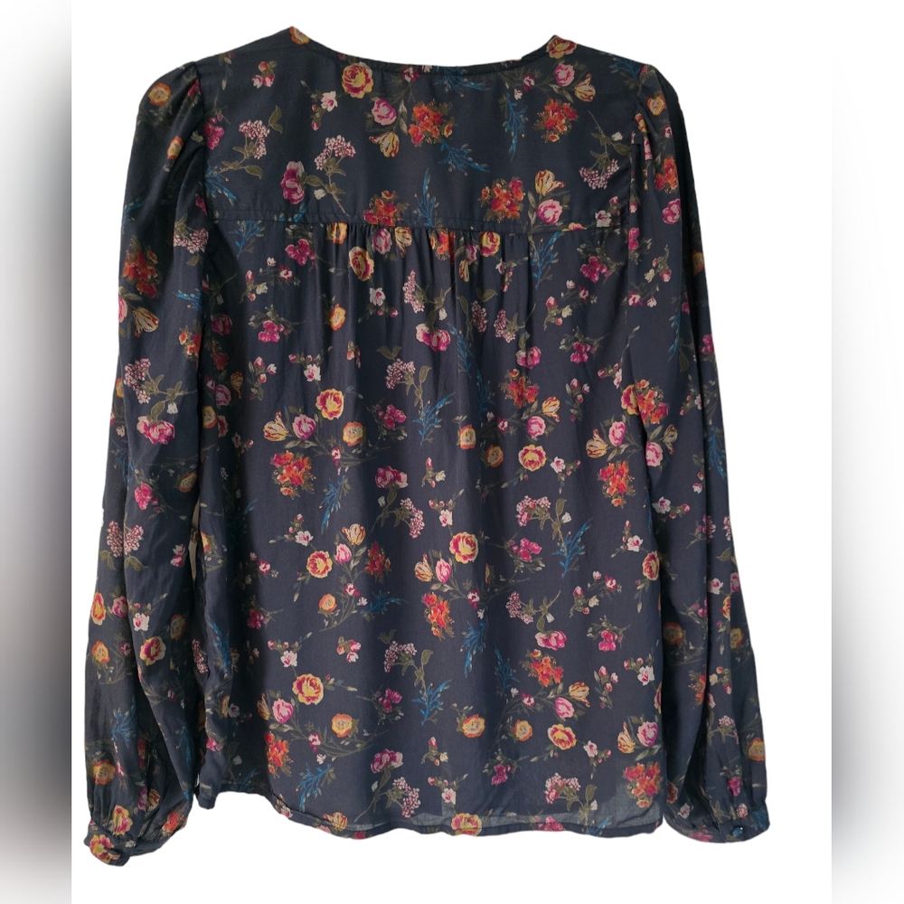 🥳 3/$30 Lucky Brand Women's Long Sleeve Top Size Small Petite - Picture 3 of 8